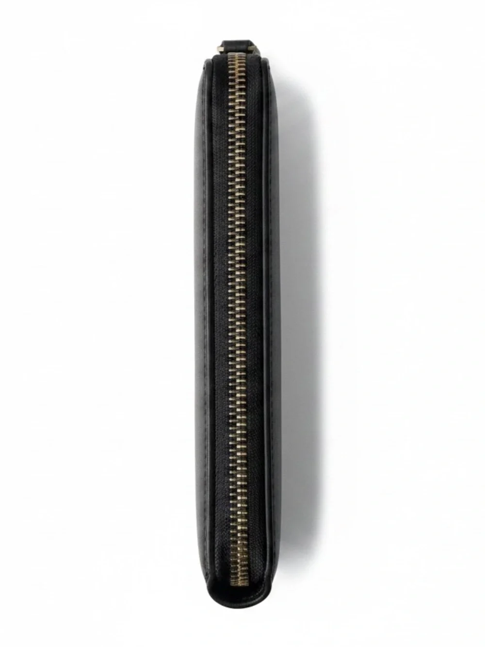 Fossil Black Leather Zip Wallet